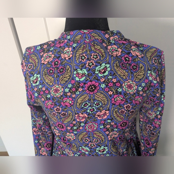 Matilda Jane Women's THOUGHTS AND DREAMS Dress Size M Boho Hi Lo Floral Rayon - Picture 9 of 15